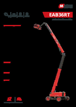 Plataformas articuladas de ruedas MAGNI EAB36RT