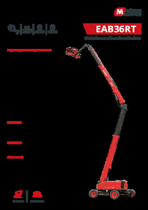 Plataformas articuladas de ruedas MAGNI EAB36RT