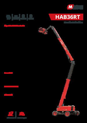 Plataformas articuladas de ruedas MAGNI HAB36RT