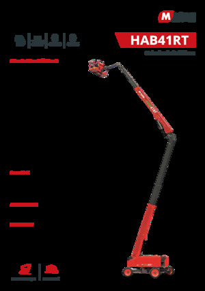Plataformas articuladas de ruedas MAGNI HAB41RT