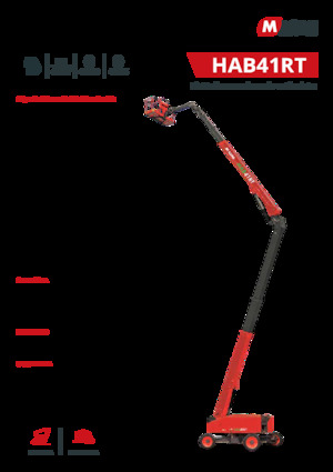 Plataformas articuladas de ruedas MAGNI HAB41RT