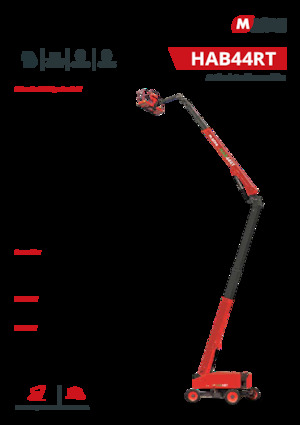 Plataformas articuladas de ruedas MAGNI HAB44RT