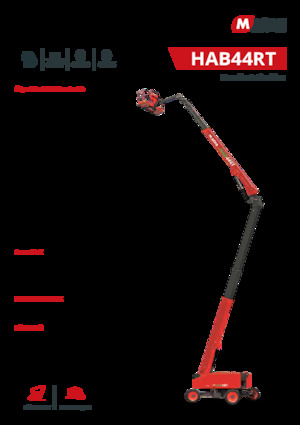 Plataformas articuladas de ruedas MAGNI HAB44RT