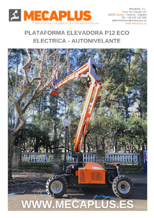 Plataformas articuladas de ruedas Mecaplús P12 ECO
