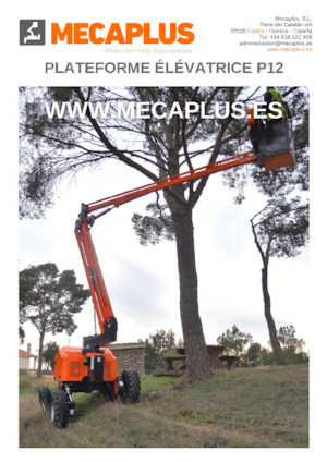 Plataformas articuladas de ruedas Mecaplús P12