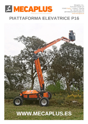 Plataformas articuladas de ruedas Mecaplús P16