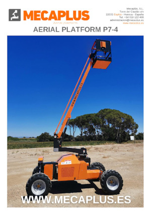 Plataformas articuladas de ruedas Mecaplús P7-4