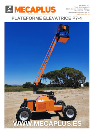 Plataformas articuladas de ruedas Mecaplús P7-4