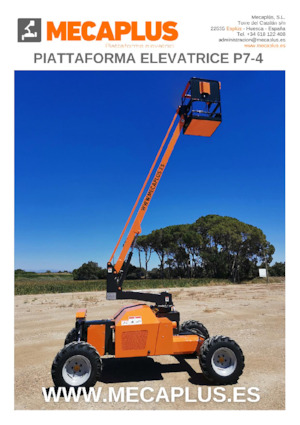 Plataformas articuladas de ruedas Mecaplús P7-4