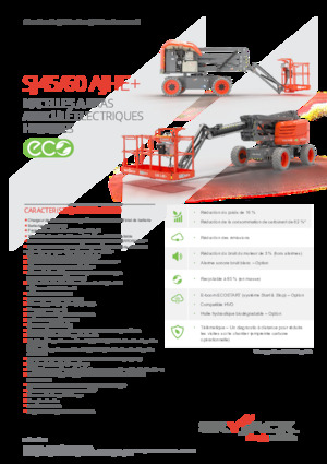 Plataformas articuladas de ruedas Skyjack SJ45 AJHE+