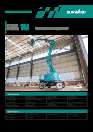 Plataformas articuladas de ruedas Sunward SWA16J