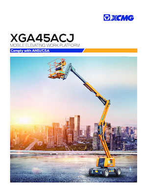 Plataformas articuladas de ruedas XCMG XGA45ACJ 