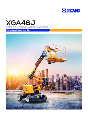 Plataformas articuladas de ruedas XCMG XGA46J