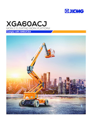Plataformas articuladas de ruedas XCMG XGA60ACJ 