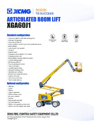 Plataformas articuladas de ruedas XCMG XGA60J1