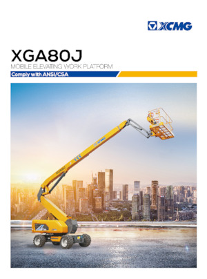 Plataformas articuladas de ruedas XCMG XGA80J