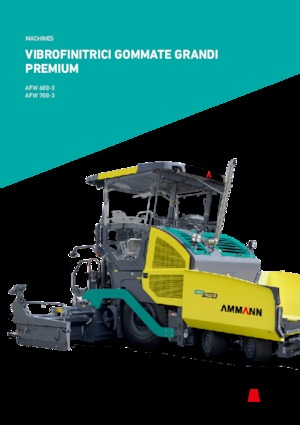 Extendedoras asfálticas  de ruedas Ammann AFW 700-3