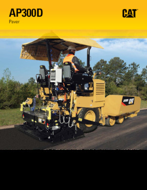 Extendedoras asfálticas  de ruedas Caterpillar AP300D