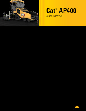 Extendedoras asfálticas  de ruedas Caterpillar AP400