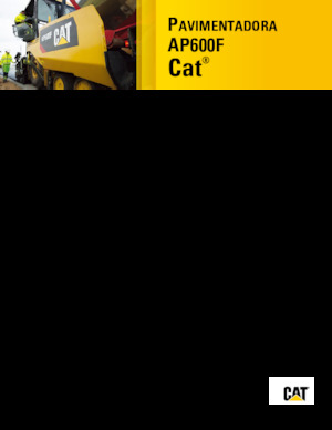 Extendedoras asfálticas  de ruedas Caterpillar AP600F
