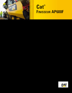 Extendedoras asfálticas  de ruedas Caterpillar AP600F