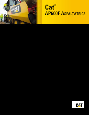 Extendedoras asfálticas  de ruedas Caterpillar AP600F