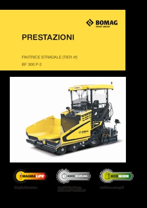 Extendedoras asfálticas  de ruedas Bomag BF 300 P 2 S 340-2
