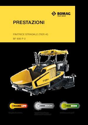 Extendedoras asfálticas  de ruedas Bomag BF 600 P-2 S 500