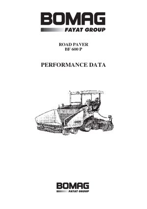 Extendedoras asfálticas  de ruedas Bomag BF 600 P-HSE
