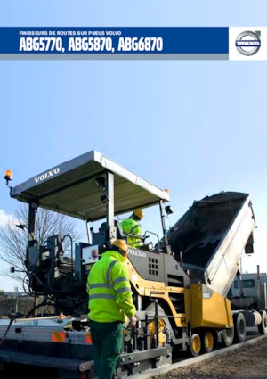 Extendedoras asfálticas  de ruedas Volvo P6870C ABG