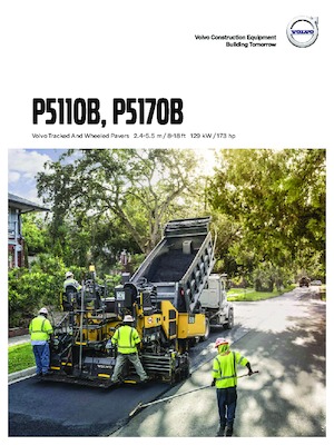 Extendedoras asfálticas  de ruedas Volvo P5170B