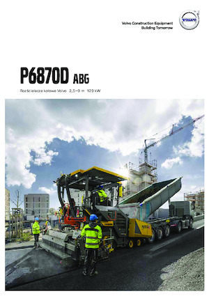 Extendedoras asfálticas  de ruedas Volvo P6870D ABG 