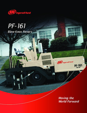 Extendedoras asfálticas  de ruedas Blaw-Knox PF 161