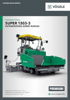 Extendedoras asfálticas  de ruedas Vögele Super 1303-3