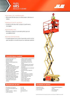 Plataformas de tijeras de ruedas JLG 6RS