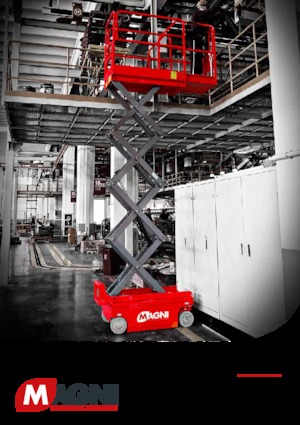 Plataformas de tijeras de ruedas MAGNI ES0607EP