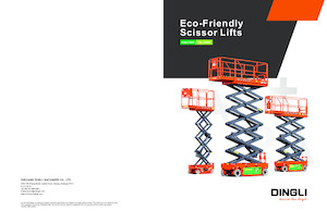 Plataformas de tijeras de ruedas Dingli JCPT0808PA