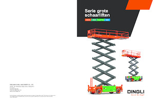 Plataformas de tijeras de ruedas Dingli JCPT1523HRT2
