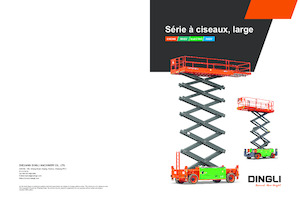 Plataformas de tijeras de ruedas Dingli JCPT1523MRT2