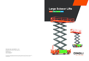 Plataformas de tijeras de ruedas Dingli JCPT2814DC