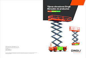 Plataformas de tijeras de ruedas Dingli JCPT3225HRT