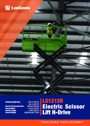 Plataformas de tijeras de ruedas Liugong LS1212H