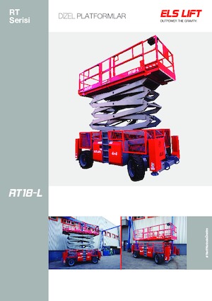 Plataformas de tijeras de ruedas ELS Lift RT 18-L