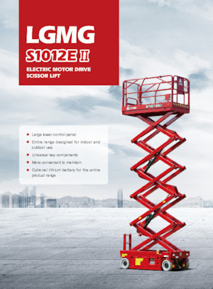 Plataformas de tijeras de ruedas LGMG  S1012EII-Li