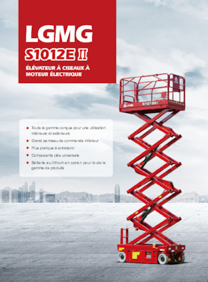 Plataformas de tijeras de ruedas LGMG  S1012EII-Li