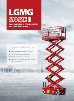 Plataformas de tijeras de ruedas LGMG  S1012EII-Li