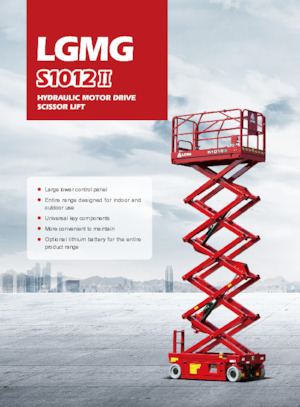 Plataformas de tijeras de ruedas LGMG  S1012II-Li