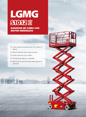 Plataformas de tijeras de ruedas LGMG  S1012II-Li