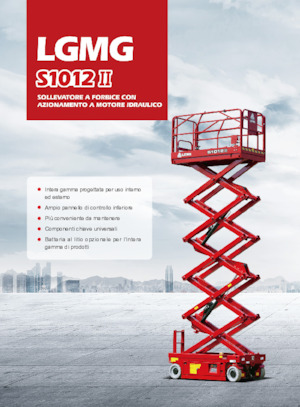 Plataformas de tijeras de ruedas LGMG  S1012II-Li