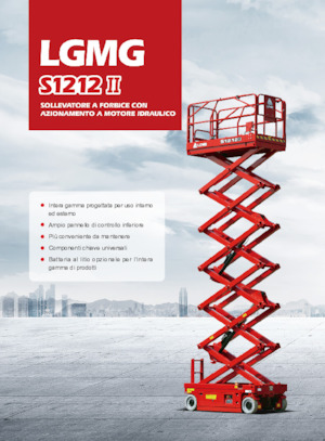 Plataformas de tijeras de ruedas LGMG  S1212II 